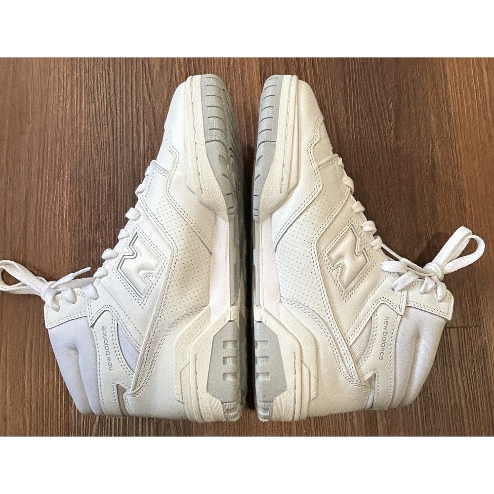 New Balance 650R All White Mens 10.5 High-Top Sneakers Ortholite Insoles New - Picture 6 of 14